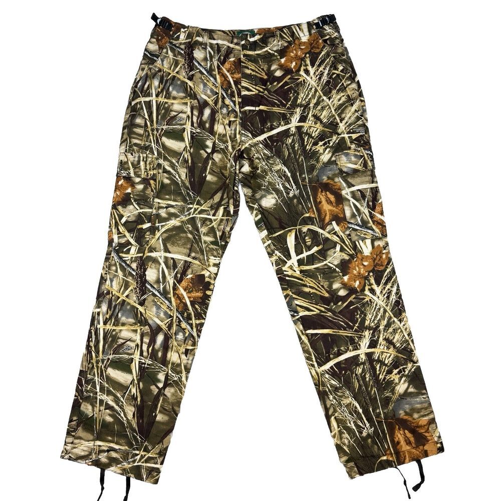 Cabelas pants Mens 40x32 camo cargo advantage max 4d waterfowl hunting hiking